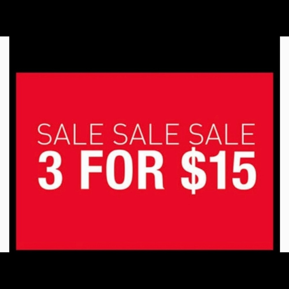 Select items 3 for $15